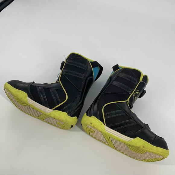 K2 Vandal Snowboard BOA System Boots 4 Mens 5 Womens 35.5 EUR Black Yellow Blue - Picture 6 of 9